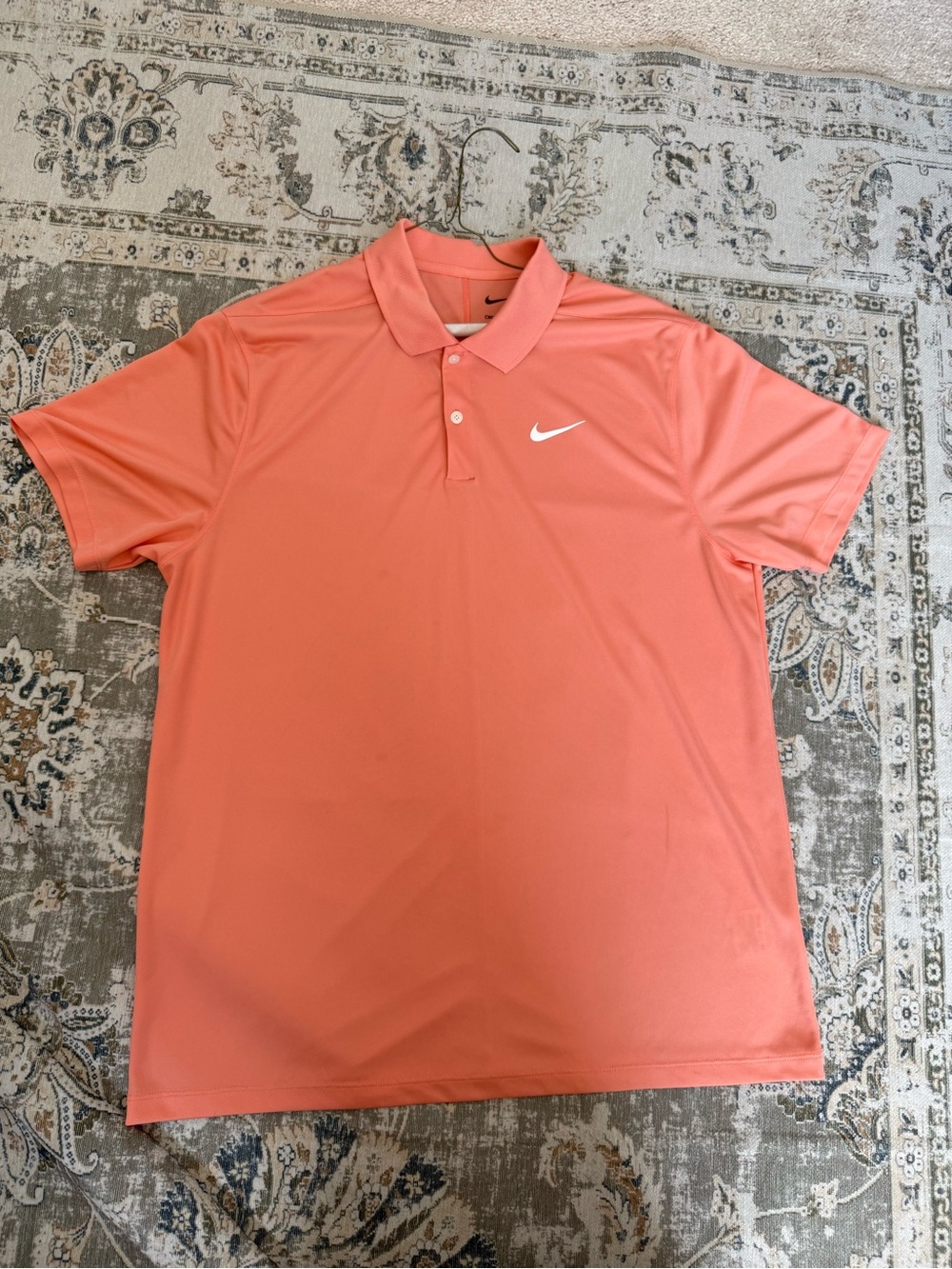 Nike Coral Performance Dri-FIT Polo